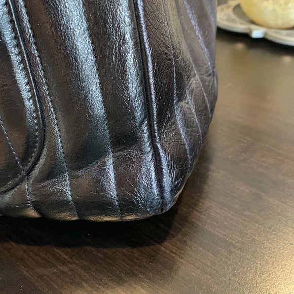 CHANEL LIGNE TOTE BAG 🌻LAMBSKIN CHAIN STRAP - Picture 6 of 17